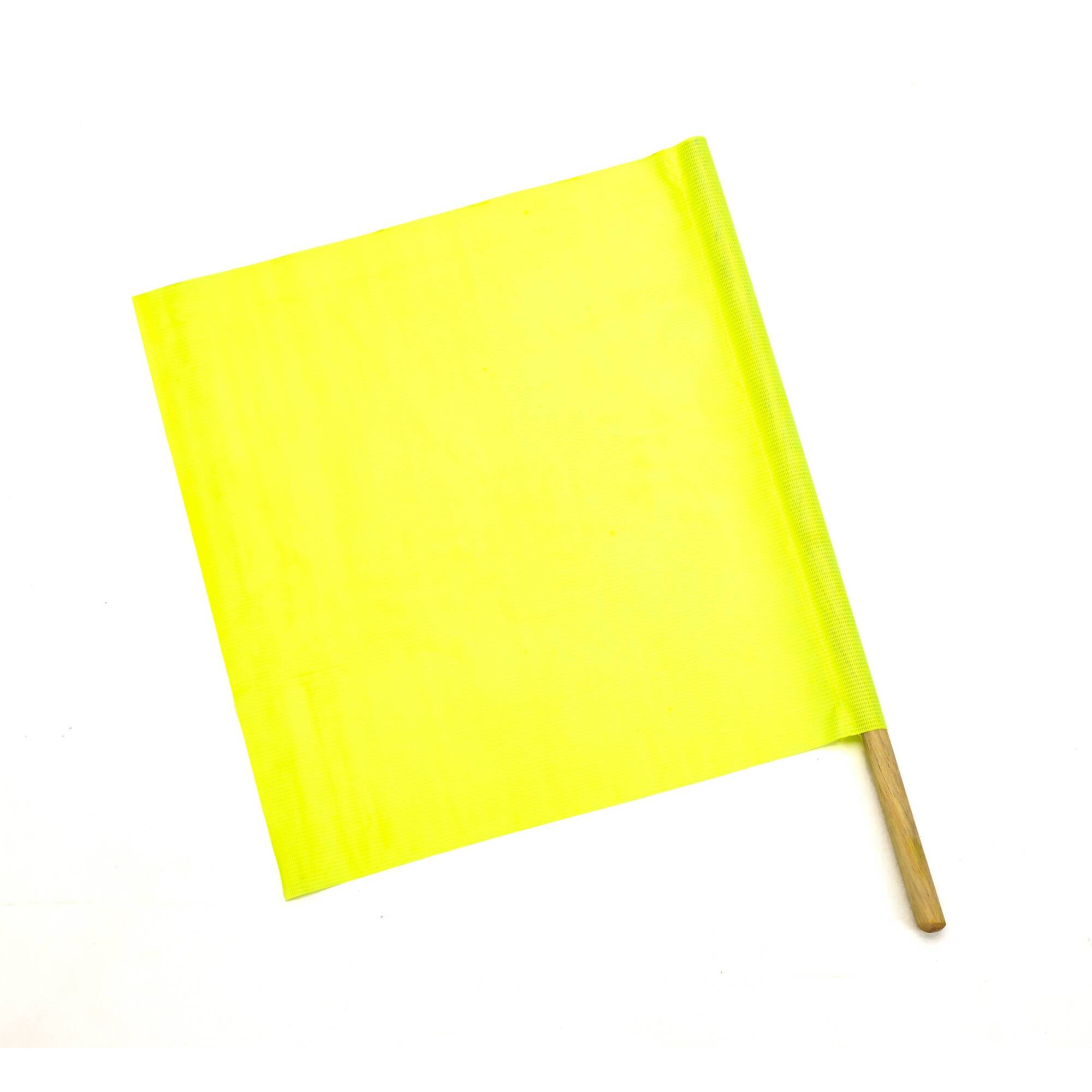 Mutual Industries 14994-139-2436 24" X 24" X 36" Lime Hwy Safety Flag 10/Pk